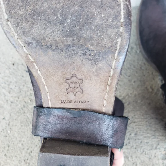 Donald J. Pliner Dasha Brown Leather Ankle Booties - Picture 9 of 11